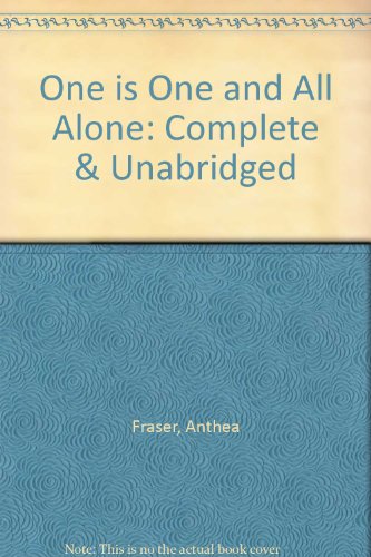 One Is One And All Alone (9781859033975) by Fraser, Anthea