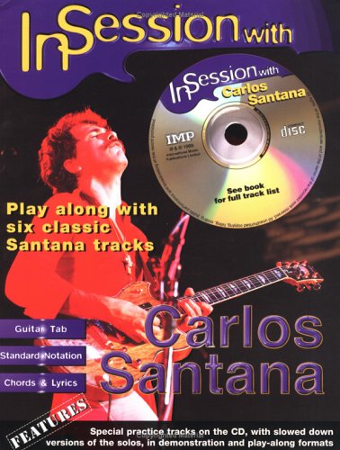 9781859096222: In Session with Carlos Santana: Guitar TAB, Book & CD