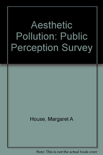 9781859240557: Aesthetic Pollution: Public Perception Survey