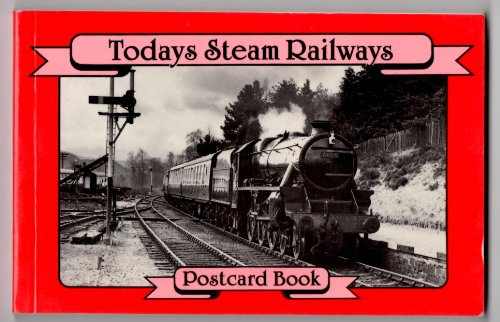 9781859251089: Todays Steam Railways. Postcard Book.