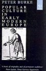 Beispielbild fr Popular Culture in Early Modern Europe zum Verkauf von Better World Books