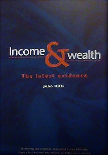 Beispielbild fr Income and Wealth: The Latest Evidence. zum Verkauf von Plurabelle Books Ltd