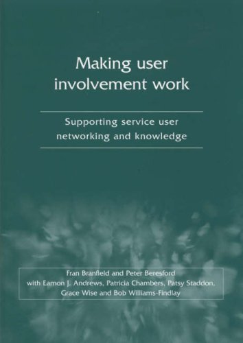 9781859354810: Making User Involvement Work: Supporting Service User Networking and Knowledge