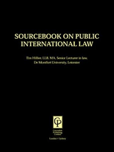 9781859410509: Sourcebook on Public International Law (Sourcebook of Law Series)