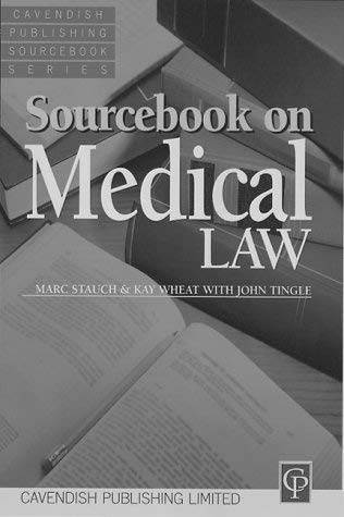 Beispielbild fr Sourcebook on medical law. zum Verkauf von Kloof Booksellers & Scientia Verlag