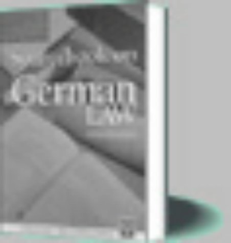 Stock image for Sourcebook on German Law for sale by AwesomeBooks