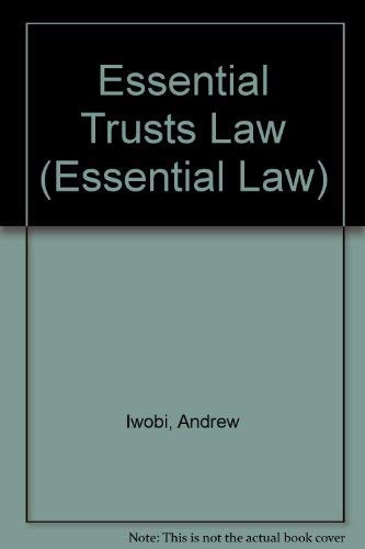 Imagen de archivo de Essential Trusts Law a la venta por WorldofBooks
