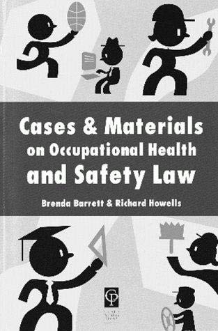 Beispielbild fr Cases and Materials on Occupational Health and Safety Law zum Verkauf von Better World Books Ltd