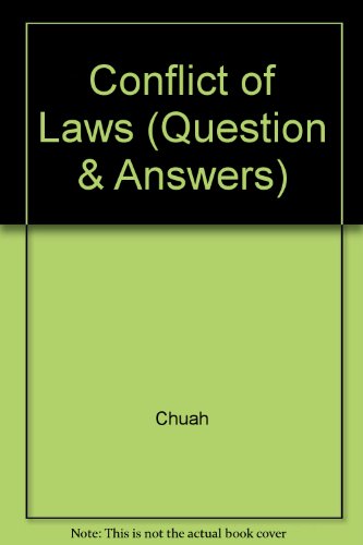 Imagen de archivo de Conflict of Laws (Question & Answers) a la venta por Phatpocket Limited