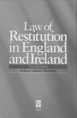 Imagen de archivo de Law of Restitution a la venta por Bahamut Media