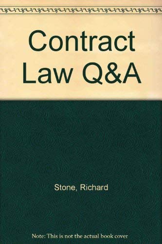 Imagen de archivo de Contract Law Q&A a la venta por AwesomeBooks