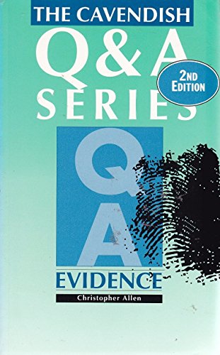 Stock image for Evidence Q&A for sale by AwesomeBooks