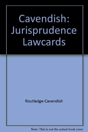 Beispielbild fr Cavendish: Jurisprudence Lawcards zum Verkauf von Goldstone Books