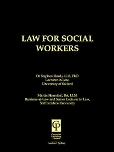 Stock image for Law for Social Workers for sale by Goldstone Books