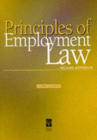 Imagen de archivo de Principles Employment Law 3/e (Principles of Law) a la venta por AwesomeBooks