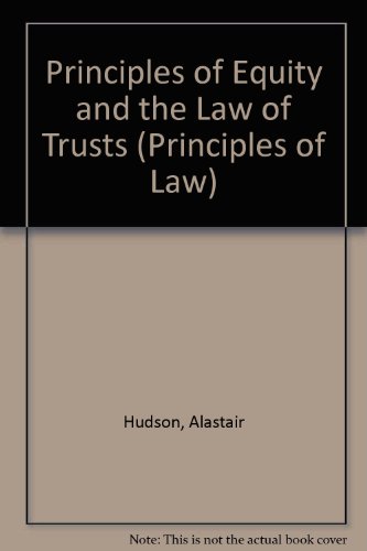 9781859413791: Principles of Equity & Trusts
