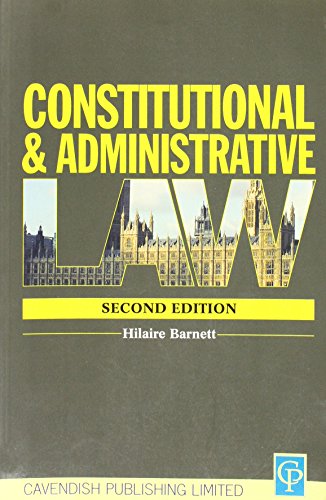 Beispielbild fr Constitutional & Administrative Law zum Verkauf von AwesomeBooks