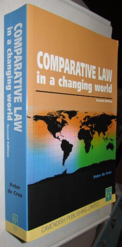 Beispielbild fr Comparative Law in a Changing World zum Verkauf von WorldofBooks