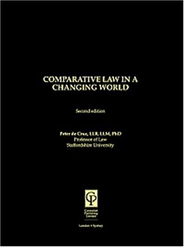 Stock image for Comparative Law in a Changing World for sale by WorldofBooks