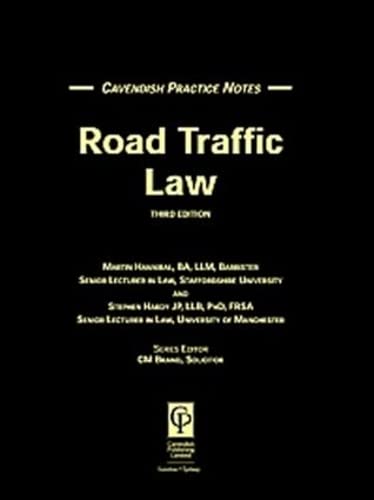 Imagen de archivo de Practice Notes Road Traffic 3rd Edition (Practice Notes) a la venta por Phatpocket Limited