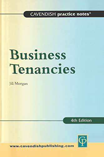 9781859414583: Practice Notes Business Tenancies 4th Edition (Practice Notes)