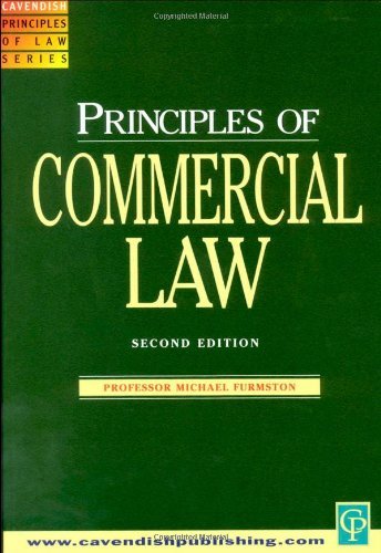 Beispielbild fr Principles of Commercial Law 2/e (Principles of Law) zum Verkauf von Cambridge Rare Books