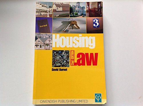 Housing Law (9781859414897) by Burnet, David