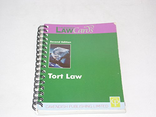 Tort (Lawcards) (9781859415030) by Routledge-Cavendish; Limited, Cavendish Publishing