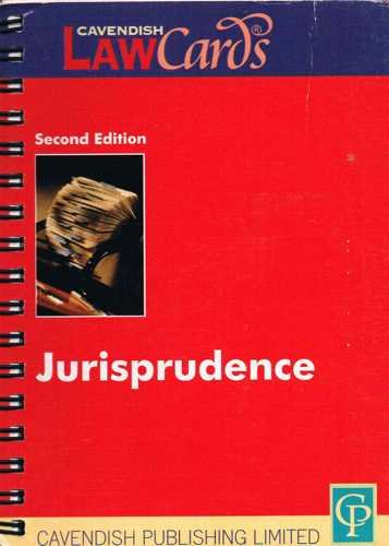 Beispielbild fr Cavendish: Jurisprudence Lawcards zum Verkauf von Goldstone Books