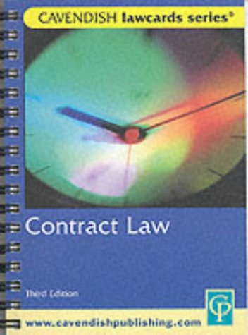 Stock image for Cavendish: Contract Lawcards for sale by Goldstone Books