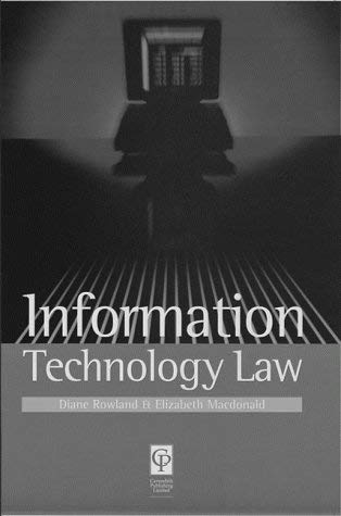 Stock image for Information Technology Law for sale by Better World Books Ltd
