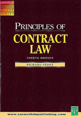 Imagen de archivo de Principles of Contract Law (Principles of Law Series) a la venta por Ergodebooks