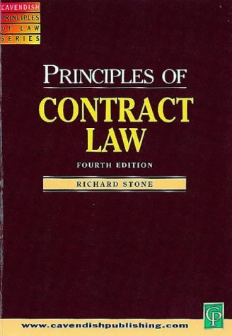 Principles of Contract Law (Principles of Law Series) (9781859415795) by Paul Dobson; Nigel Gravells; Richard Kidner; Phillip Kenny