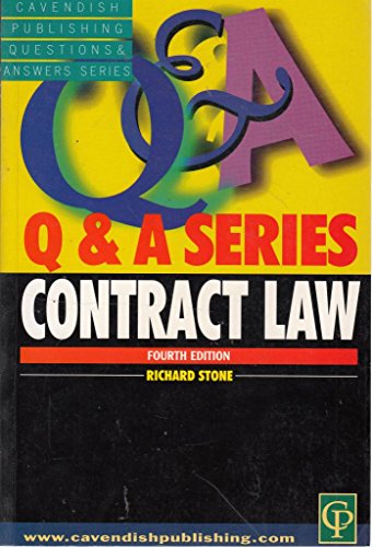 Contract Law Q&A (Questions and Answers) (9781859416204) by Stone, Richard