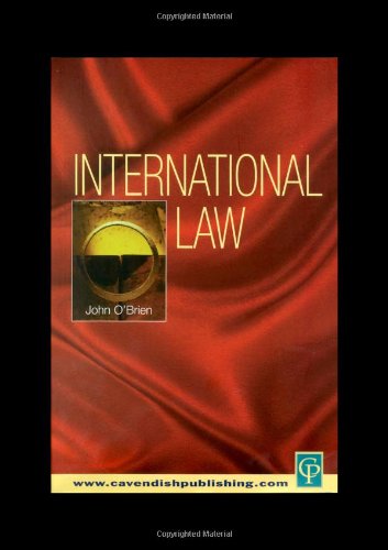 Beispielbild fr International Law zum Verkauf von Blackwell's