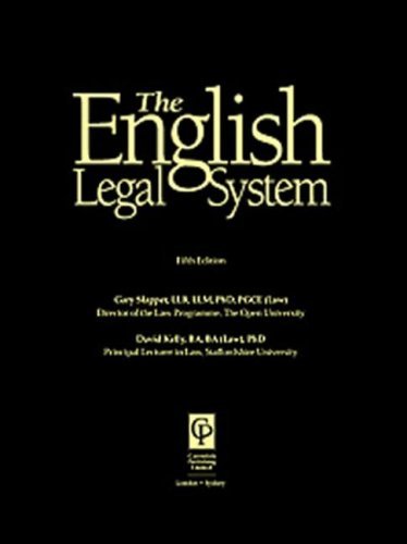 9781859416570: English Legal System, 5th Edition