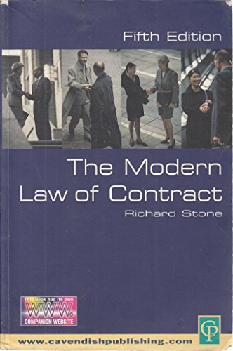 Stock image for The Modern Law of Contract 5/e for sale by AwesomeBooks