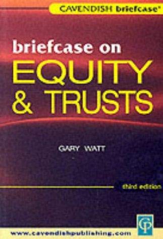 Imagen de archivo de Briefcase on Equity and Trusts (Briefcase Series, 3rd edition) a la venta por Ergodebooks