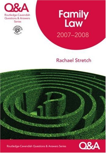 Beispielbild fr Q&A Family Law 2007-2008 (Questions and Answers) zum Verkauf von WorldofBooks