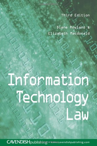 9781859417560: Information Technology Law
