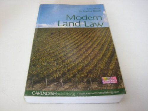 Stock image for Modern Land Law for sale by AwesomeBooks