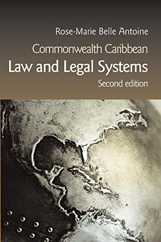 Beispielbild fr Commonwealth Caribbean Law and Legal Systems zum Verkauf von Blackwell's