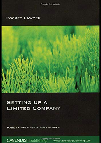 9781859418574: Setting Up a Limited Company (Pocket Lawyer)
