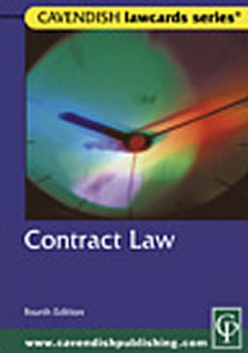 Beispielbild fr Cavendish: Contract Lawcards zum Verkauf von WorldofBooks
