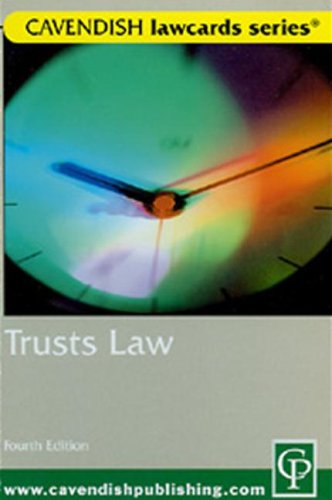 Imagen de archivo de Cavendish: Trusts Lawcards 4/e a la venta por Reuseabook