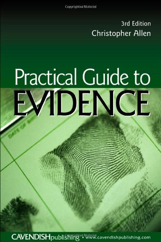 Beispielbild fr Practical Guide to Evidence zum Verkauf von AwesomeBooks