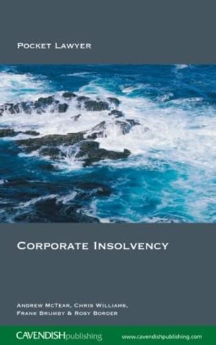 Stock image for Corporate Insolvency (Pocket Lawyer) for sale by Goldstone Books