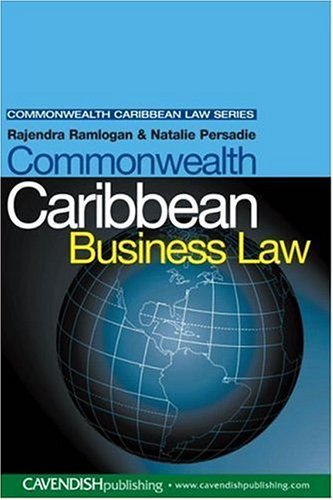 Stock image for Commonwealth Caribbean Business Law (Commonwealth Caribbean Law) for sale by dsmbooks