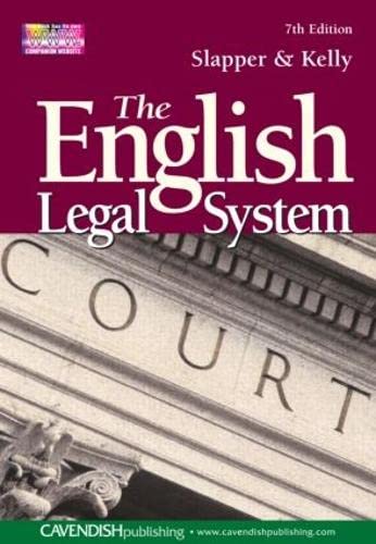 Stock image for The English Legal System for sale by Better World Books Ltd