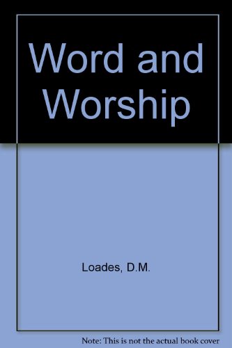 Word and Worship: Essays Presented to Margot Johnson